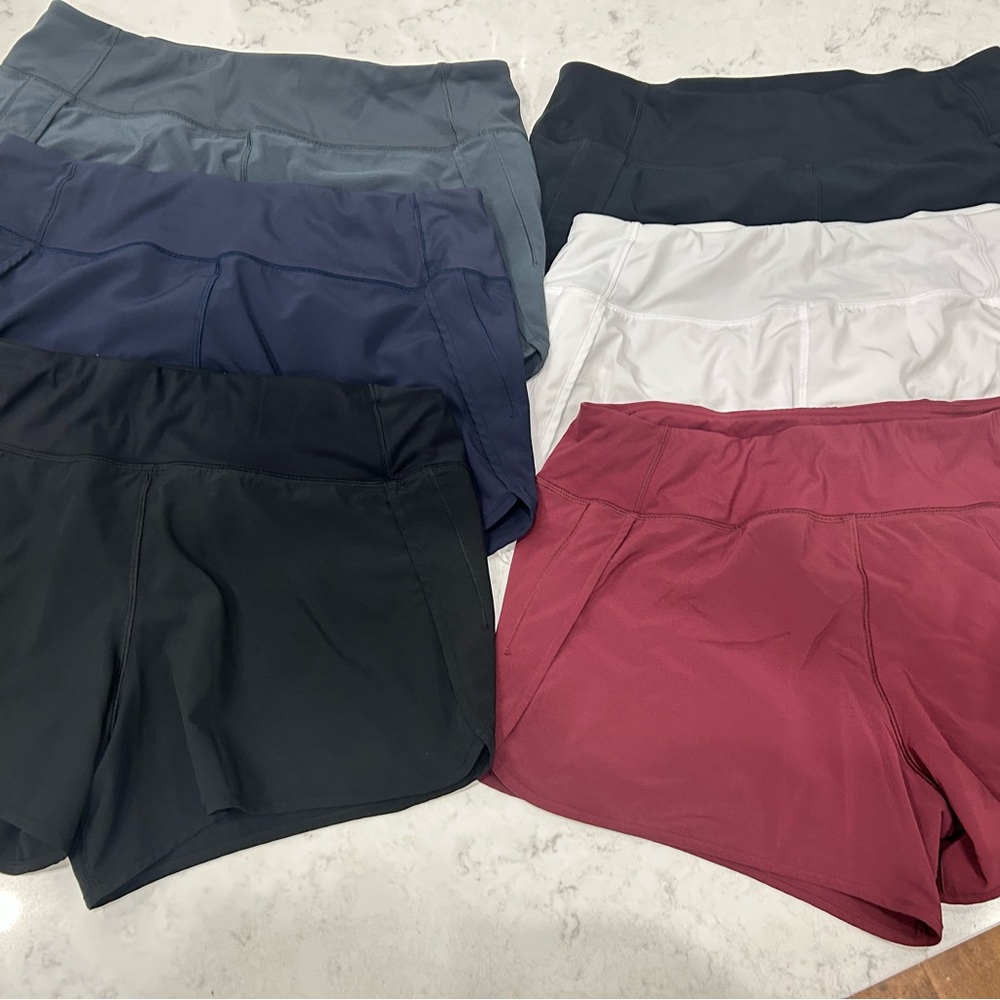 CRZ YOGA Mid Rise Women's Athletic Shorts